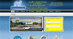 Desktop Screenshot of h20handcarwash.com